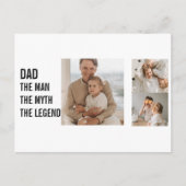 Moderne Collage Foto | Cadeau voor Papa Briefkaart (Voorkant)