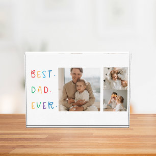 Moderne collage foto Colorful Best Pap Ever Gift