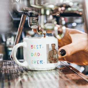 Moderne collage foto Colorful Best Pap Ever Gift Espresso Kop