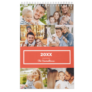Moderne Collage Foto Familie 2022 Kalender