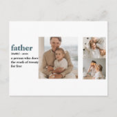 Moderne Collage Foto Gelukkig Vaderdag Geschenk Briefkaart (Voorkant)