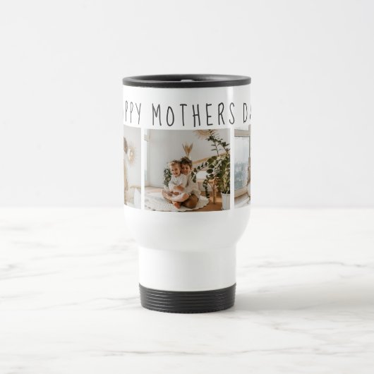 Moderne Collage Foto – Happy Mother's Day Gift Reisbeker (Center)