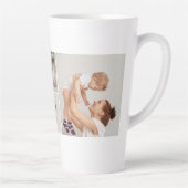 Moderne Collage Foto & Kleurrijke Beste Mum Ever G Latte Mok (Rechts)