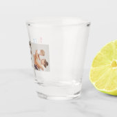 Moderne Collage Foto & Kleurrijke Beste Mum Ever G Shot Glas (Rechts)