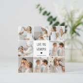 Moderne collage foto-liefde grootmoeder beste cade (Staand voorkant)