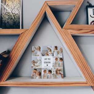 Moderne collage foto-liefde grootmoeder beste cade