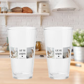 Moderne collage foto-liefde grootmoeder beste cade glas