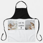 Moderne collage foto-liefde grootmoeder beste cade schort (Voorkant)