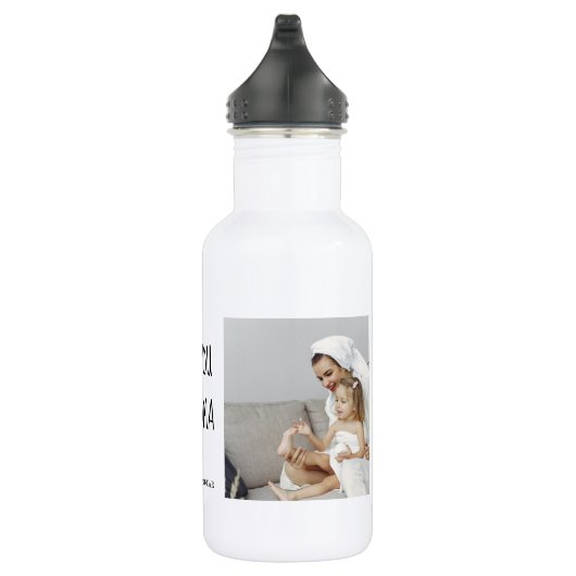 Moderne collage foto-liefde grootmoeder beste cade waterfles  (Rechts)