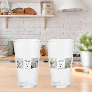 Moderne collage foto-liefde voor je moeder beste c glas