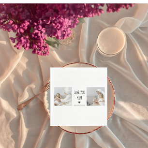 Moderne collage foto-liefde voor je moeder beste c servet