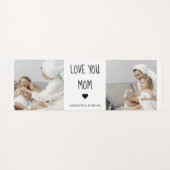 Moderne collage foto-liefde voor je moeder beste c yogamat (Voorkant (horizontaal))