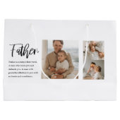 Moderne collage foto met beste offerte-cadeau voor groot cadeauzakje (Achterkant)