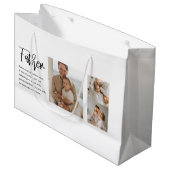 Moderne collage foto met beste offerte-cadeau voor groot cadeauzakje (Voorkant Gekanteld)