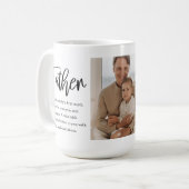 Moderne collage foto met beste offerte-cadeau voor koffiemok (Voorkant links)