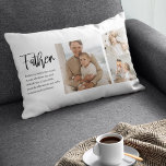 Moderne collage foto met beste offerte-cadeau voor kussen<br><div class="desc">Een moderne collage foto met een hartgrondig citaat over een vader is het perfecte geschenk voor het show van je waardering en liefde voor je vader. Dit unieke en persoonlijke cadeau is een geweldige manier om je favoriete herinneringen samen te laten zien en je dankbaarheid uit te spreken voor alles...</div>