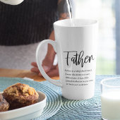 Moderne collage foto met beste offerte-cadeau voor latte mok