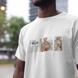 Moderne collage foto met beste offerte-cadeau voor t-shirt