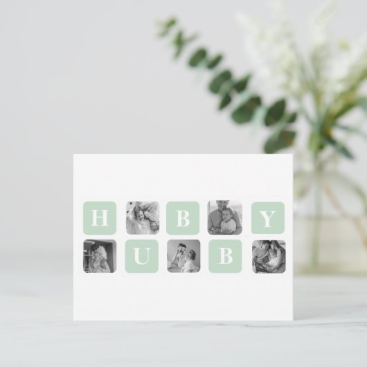 Moderne Collage Foto Munt Beste Geschenk Voor Echt Briefkaart (Staand voorkant)