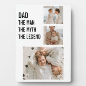 Moderne collage foto | Papa Gift Fotoplaat (voorkant)
