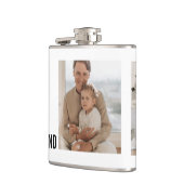 Moderne collage foto | Papa Gift Heupfles (Links)