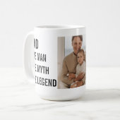 Moderne collage foto | Papa Gift Koffiemok (Voorkant links)