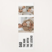 Moderne collage foto | Papa Gift Yogamat (Voorkant)