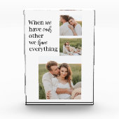 Moderne collage foto Romantic Couple Gift (Voorkant)