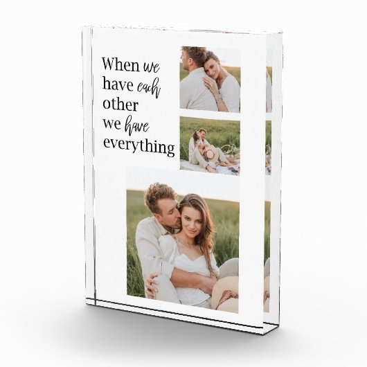 Moderne collage foto Romantic Couple Gift (Rechts)