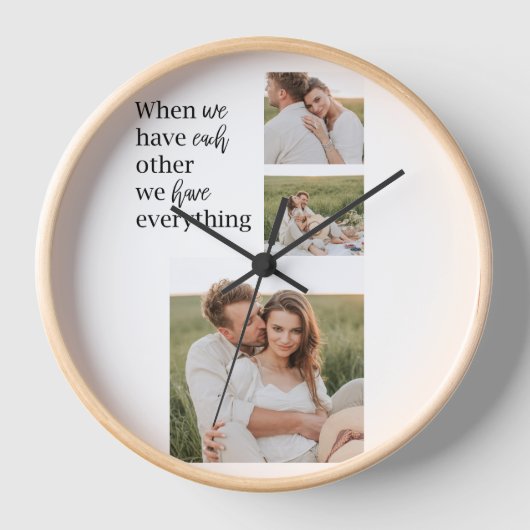 Moderne collage foto Romantic Couple Gift (Voorkant)