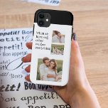 Moderne collage foto Romantic Couple Gift Case-Mate iPhone Case<br><div class="desc">Moderne collage foto Romantic Couple Gift</div>