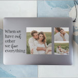 Moderne collage foto Romantic Couple Gift HP Laptopsticker<br><div class="desc">Moderne collage foto Romantic Couple Gift</div>