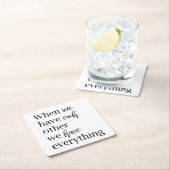 Moderne collage foto Romantic Couple Gift Kartonnen Onderzetters (Insitu)