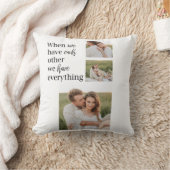 Moderne collage foto Romantic Couple Gift Kussen (Deken)