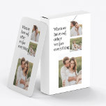 Moderne collage foto Romantic Couple Gift Pokerkaarten<br><div class="desc">Moderne collage foto Romantic Couple Gift</div>