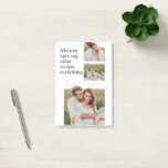 Moderne collage foto Romantic Couple Gift Post-it® Notes<br><div class="desc">Moderne collage foto Romantic Couple Gift</div>