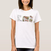 Moderne collage foto Romantic Couple Gift T-shirt (Voorkant)