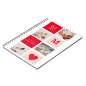 Moderne collage foto Rood & Roze Beste mam ooit ca Notitieboek (Linkerzijde)