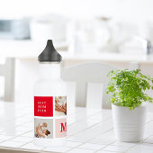 Moderne collage foto Rood & Roze Beste mam ooit ca Waterfles