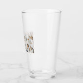 Moderne Collage Foto Roze Gelukkige Moederdag Glas (Links)