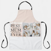 Moderne Collage Foto Roze Happy Mothers Day Schort (Voorkant)