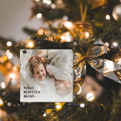 Moderne collage foto waar het de meeste familie to keramisch ornament