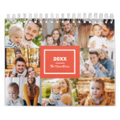 Moderne Collage Fotofamilie 2025 Kalender (Hoes)