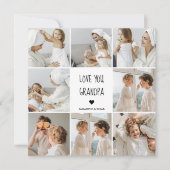 Moderne collage fotoliefhebbers opa beste cadeau (Voorkant)