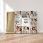 Moderne collage fotoliefhebbers opa beste cadeau canvas afdruk<br><div class="desc">Moderne collage fotoliefhebbers opa beste cadeau</div>