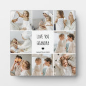Moderne collage fotoliefhebbers opa beste cadeau fotoplaat (Voorkant)