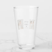 Moderne collage fotoliefhebbers opa beste cadeau glas (Achterkant)