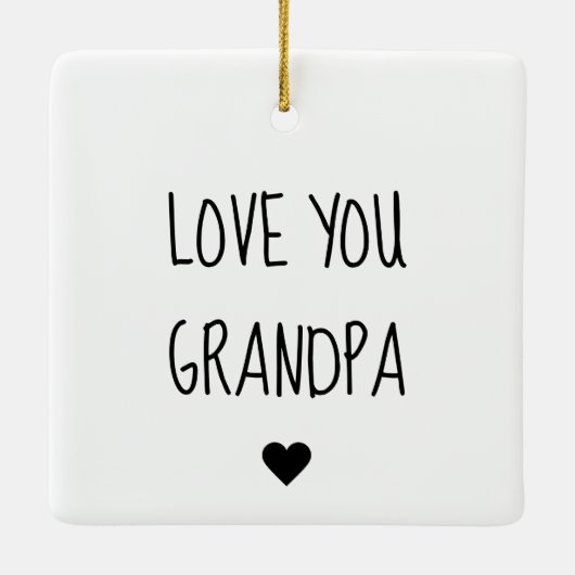 Moderne collage fotoliefhebbers opa beste cadeau keramisch ornament (Achterkant)