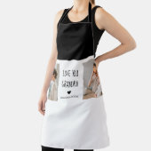 Moderne collage fotoliefhebbers opa beste cadeau schort (Insitu)