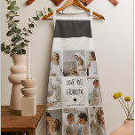 Moderne collage fotoliefhebbers opa beste cadeau schort<br><div class="desc">Moderne collage fotoliefhebbers opa beste cadeau</div>